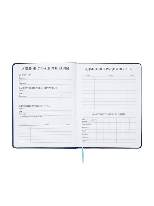 Дневник школьный «Рыцарь» 1-11 класс, ляссе, обложка искусственная кожа, синий