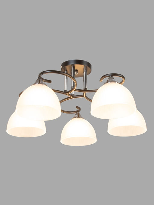 Люстра XA1635/5, 5×60 Вт, E27, цвет чёрный хром