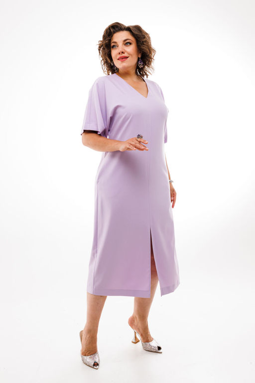 Платье ANELLI 1391 лаванда  фото 2