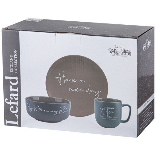 НАБОР ПОСУДЫ LEFARD 3 ПРЕДМЕТА COFFEEMANIA
