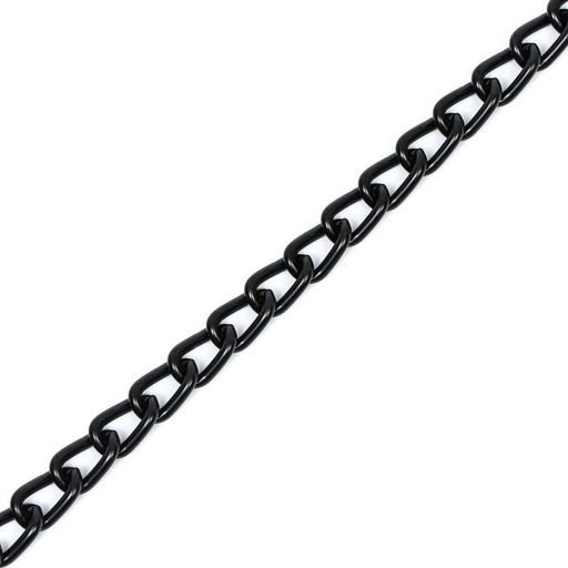 Ошейник - удавка металлический однорядный, 55 см, толщина проволоки 2,5 мм, черный - Пижон фото 4