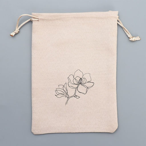 Цена за 5 шт. Мешок замшевый Цветок, 13 18 см +/- 1.5 см - Дарите счастье фото 4