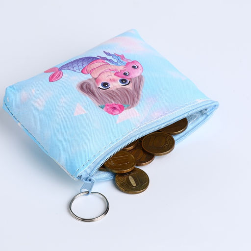 Цена за 2 шт. Кошелёк детский «Русалки», монетница, на молнии, МИКС