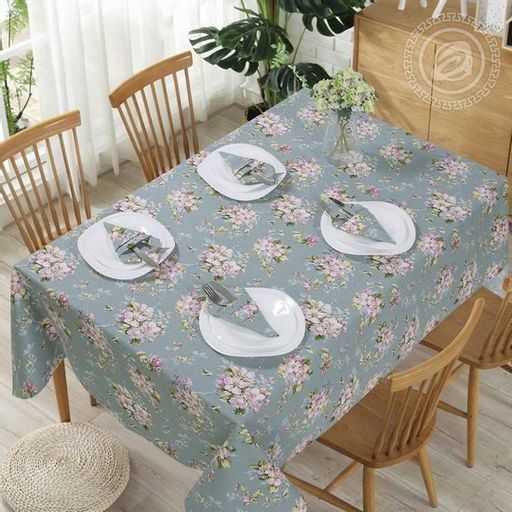 Столовый набор Живопись:скатерть 150*180 см.+6 салф. рогожка - Лен поволжья фото 3