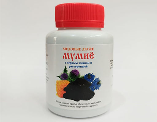 Медовые драже МУМИЕ, 90 гр