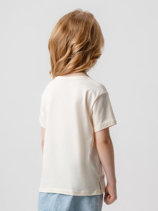 КР 301995/айвори фуфайка (футболка) для дев - Crockid фото 3