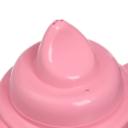 Поильник детский с твёрдым носиком «Доченька», от 9 мес., 140 мл., с ручками, розовый