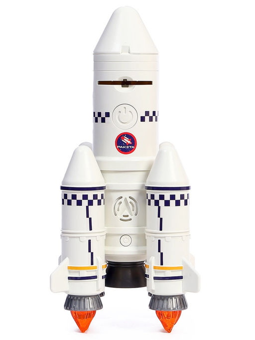 УЦЕНКА Игровой набор 5в1 Ракета, свет, звук, дым, с проектором и фигурками