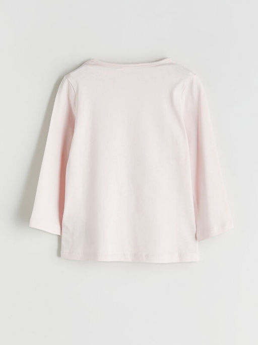 Bisiklet Yaka Uzun Kollu Bask?l? K?z ?ocuk P?jama ?st