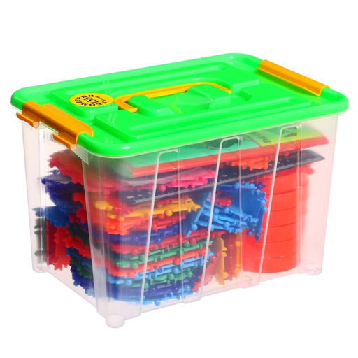 Конструктор ТИКО «Геометрия», 155 деталей, 6 колёс