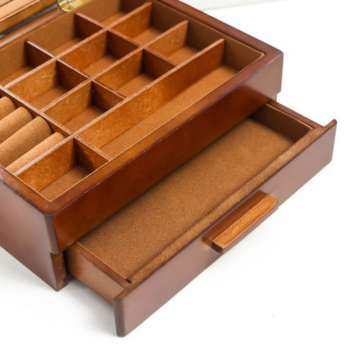 Шкатулка для украшений «Корица», дерево, 9×16×21 см