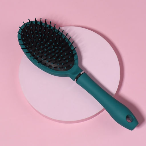 Расчёска массажная, 7.5×24.5 (±1) см, бирюзовая