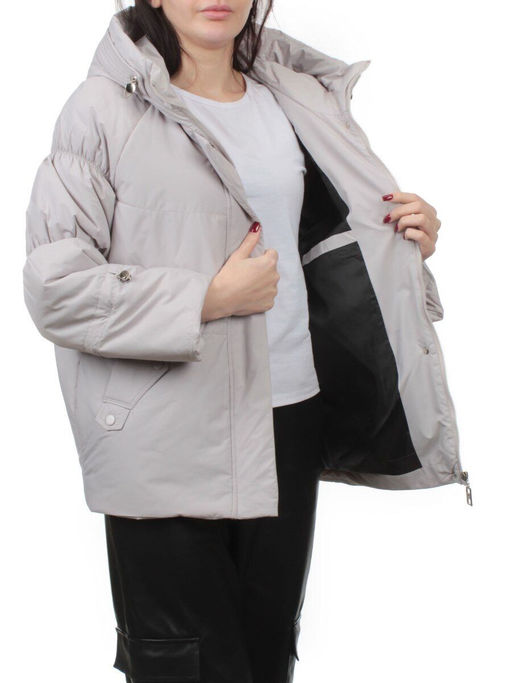 902 GRAY Куртка демисезонная женская (100 гр. холлофайбер)