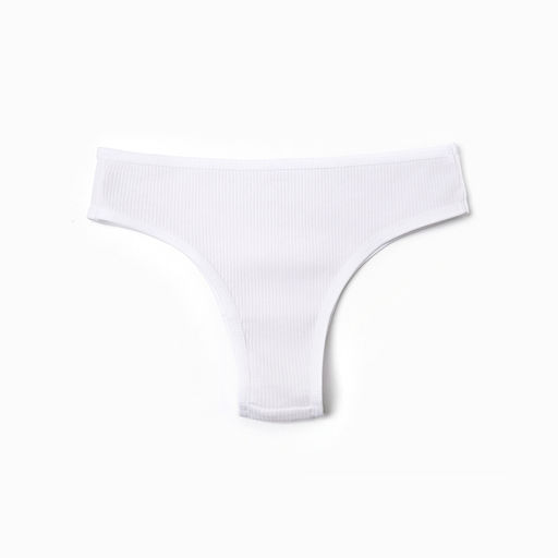 Трусы женские бразильяна MiNiMi, белые, размер 50 (XL)