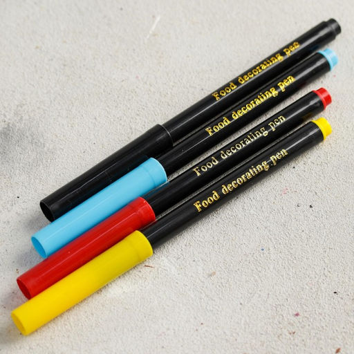 Пищевые фломастеры для украшения десертов Love, 4 шт.