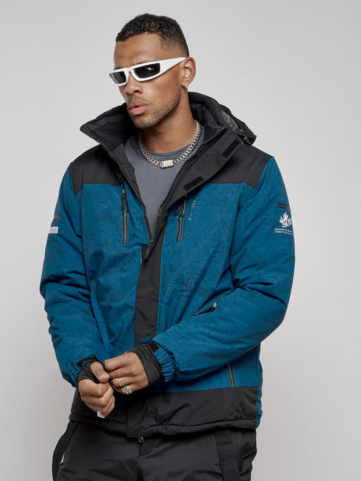 Горнолыжный костюм мужской зимний синего цвета 6321S - Leifensh фото 7