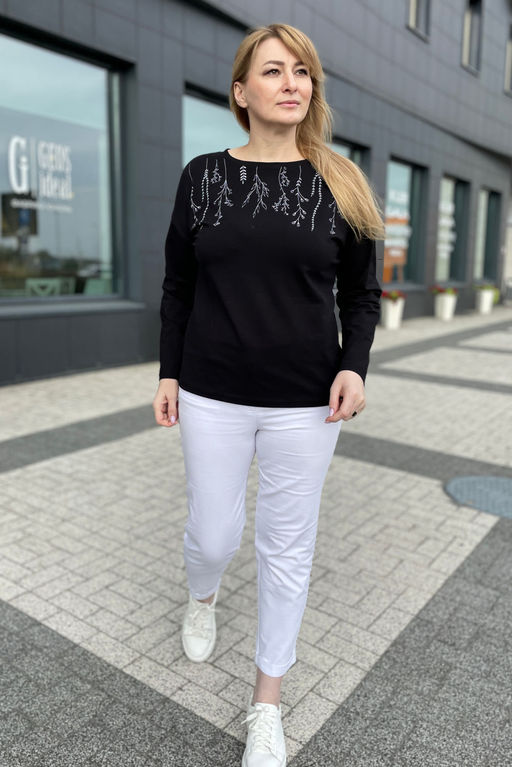 Джемпер Rumoda 2152 черный/дл.рукав  фото 6