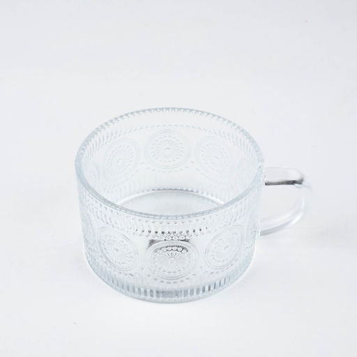 Кружка с крышкой стеклянная With love, 450 мл