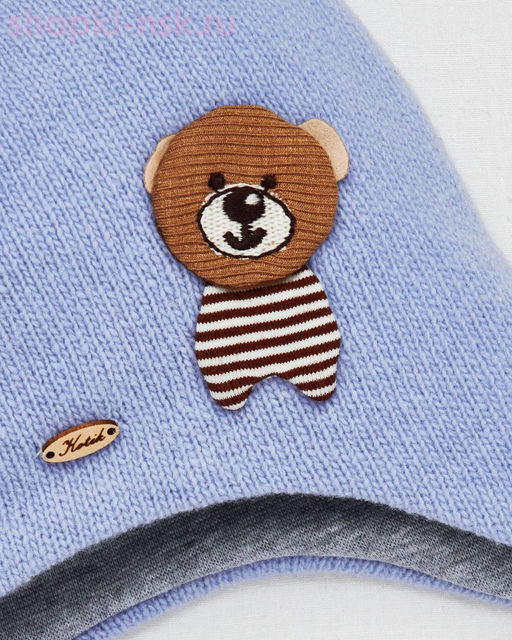 Пегас Шапка с ушками для мальчика (42-48)