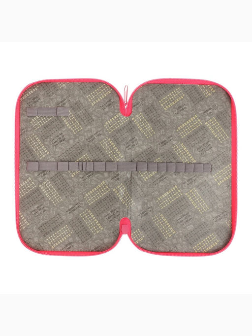 Пенал школьный, 2 секции, 12.5×20.5×4 см «Бабочки»