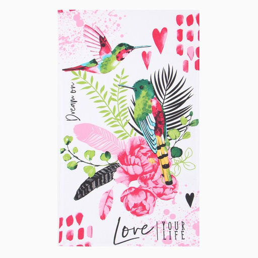 Набор полотенец кух. Доляна Счастливые птички 35х60см-2шт, 100% хл 100%хл  фото 2