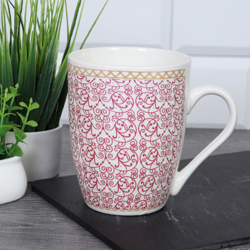 Кружка 400 мл Пастель с узором / SB-102 /уп 12/72/ - ГалеонТрейд фото 3