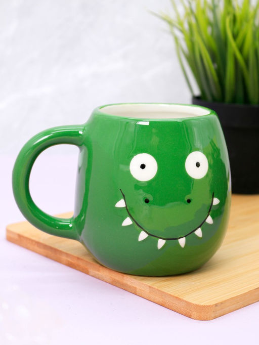 Кружка керамическая Dino, green