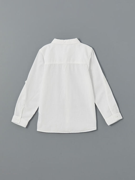 Uzun Kollu Basic Erkek ?ocuk G?mlek