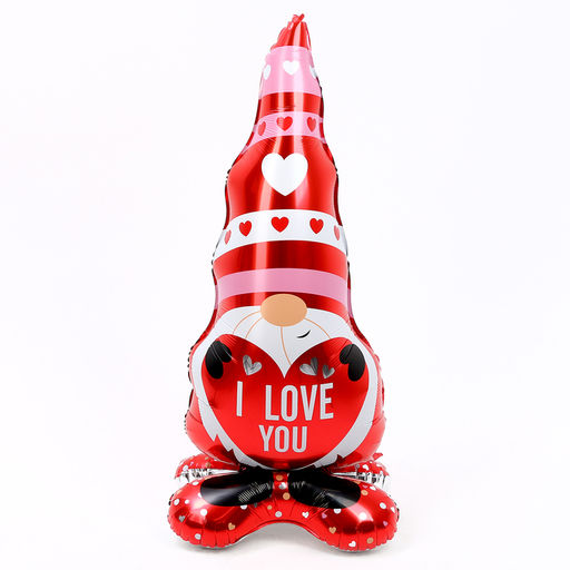 Воздушный шар фольгированный 50" «Сердце», на подставке, под воздух