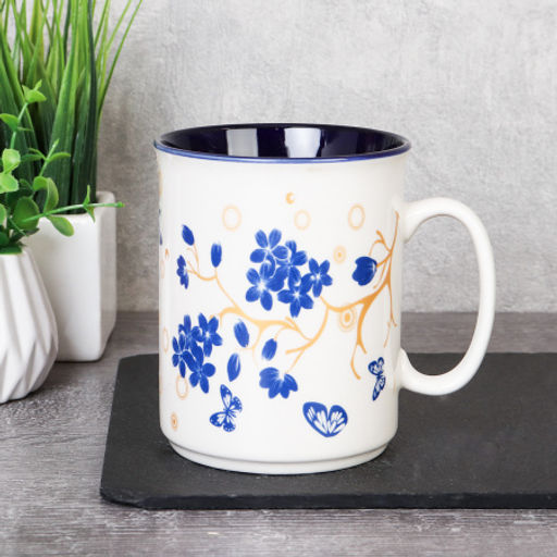 Кружка 320 мл Цветы Незабудка/ Z6542 /уп 12/72/ - Галеонтрейд фото 2