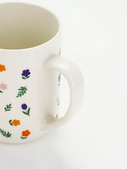 Кружка чайная керамическая «Цветы», 630 мл