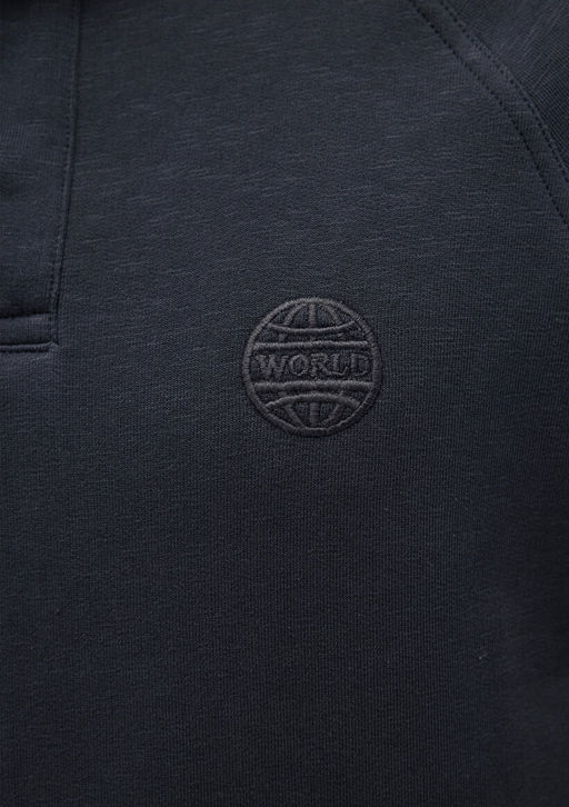 Kapusonlu Antrasit Sweatshirt - Mavi фото 7