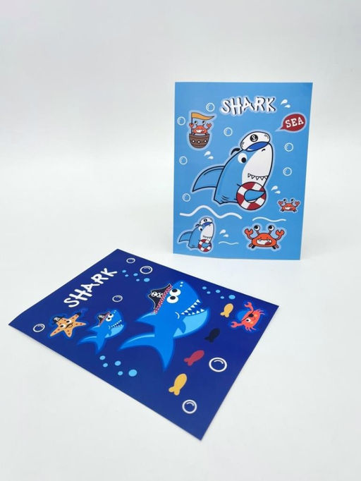 Набор наклеек 2 шт. "Sea shark", 11*15 см