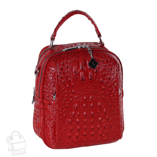 Рюкзак женский 69123-1 red Velina Fabbiano-Safenta/50
