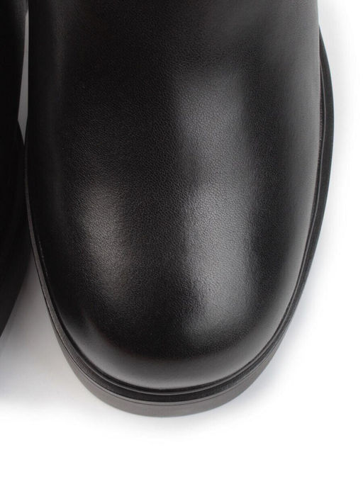 04-M904 987-31M-1 BLACK Ботинки зимние женские (натуральная кожа, натуральный мех)