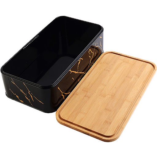 31144 Хлебница 43х23,5х13,5см черный мраморMB (х4) - Mayer&boch фото 2