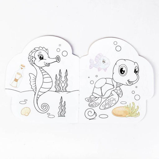 Раскраски с наклейками набор, 4 шт. по 16 стр.