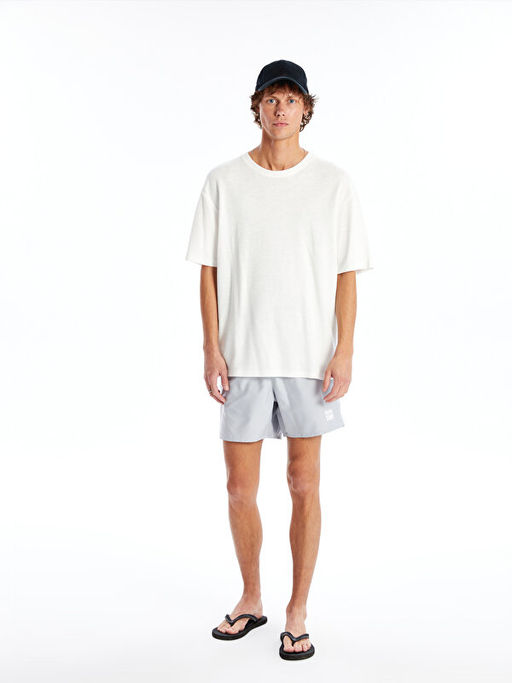 K?sa Boy Bask?l? Erkek Deniz ?ortu