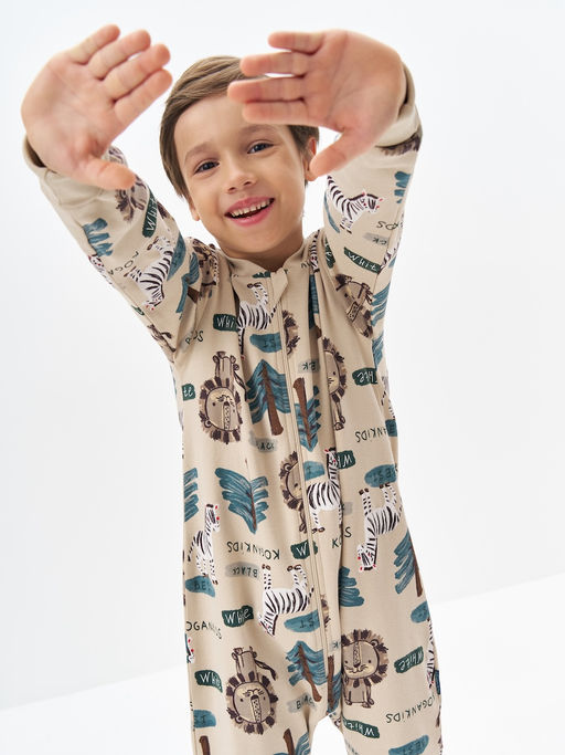Комбинезон для сна для мальчика Сафари - Kogankids фото 21