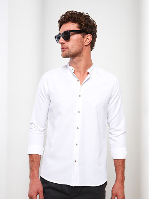 Slim Fit Uzun Kollu Arm?rl? Erkek G?mlek - Waikiki фото 2
