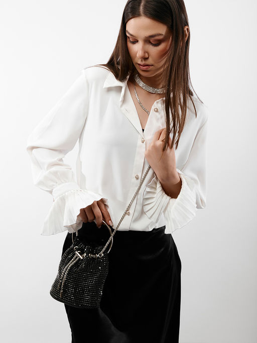 LACCOMA сумка ST164-черный стразы