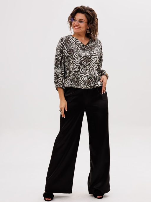 Блуза ANELLI 1676.1 белая саванна  фото 5