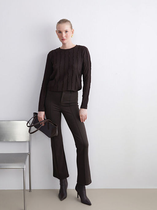 Dar Fit ?spanyol Pa?a Kad?n Pantolon