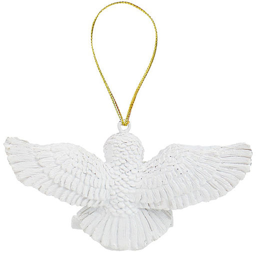 Полирезиновая подвеска "Сова со свитком" 8см