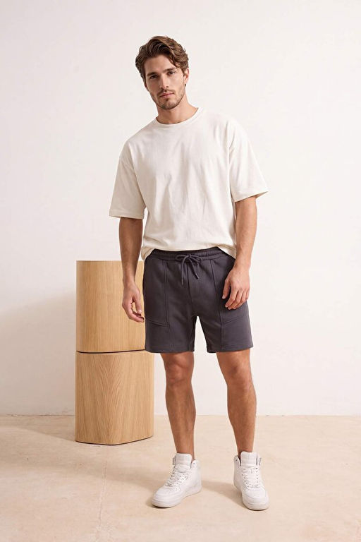 F_me Regular Fit Par_a Diki_li _rme _ort & Bermuda TMNSS26SR00020 - Trendyolmilla фото 2