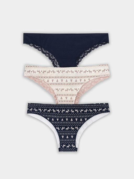 Трусы бразилиана женские в наборе, 3 шт - Mark formelle фото 11