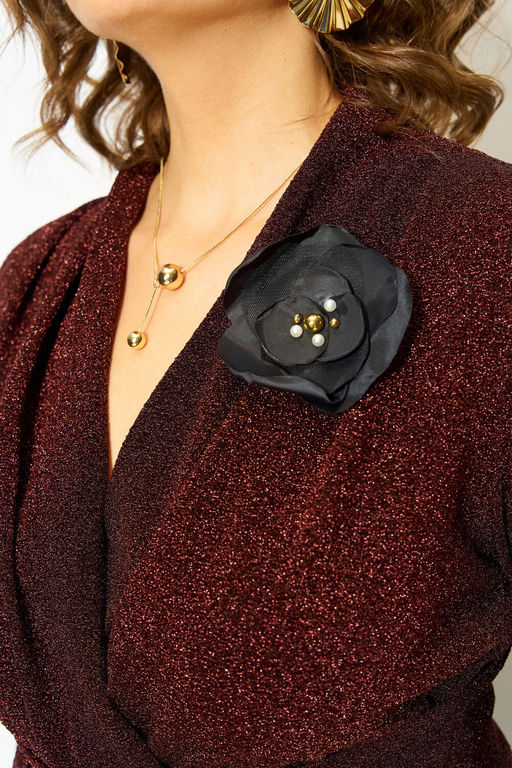 Блуза Liliana 1391н горький шоколад