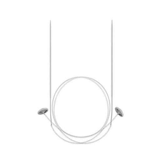 Спицы GAMMA раздельные на леске KNK алюминий d 2.0 мм 50 см 2 шт с фиксатором фото 4