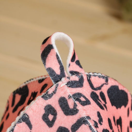 Шапка для бани Розовый Леопард, женская - Simaland фото 2