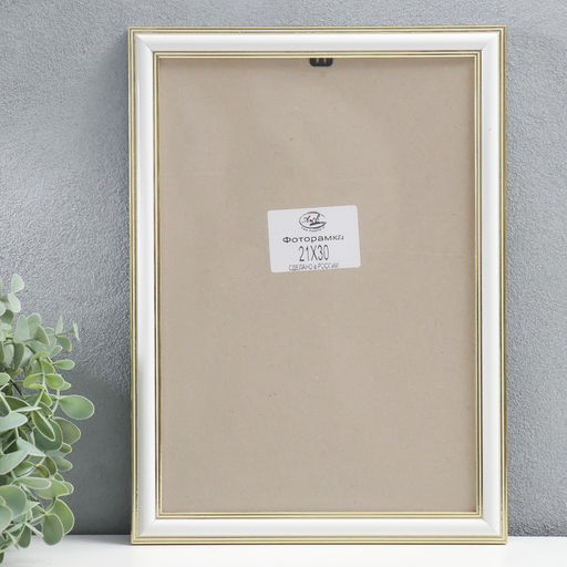 Фоторамка для фото 21×30 см Flor, пластик, (пластиковый экран)